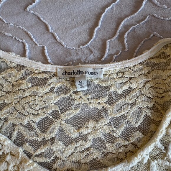 Charlotte Russe Lace Bodycon Dress - Picture 2 of 4